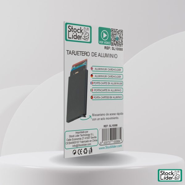 Tarjetero de aluminio | Pack 10 unidades