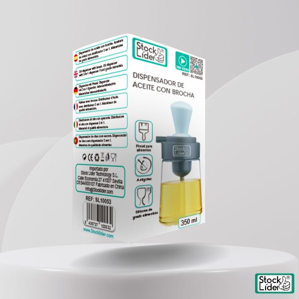 Dispensador de aceite con brocha