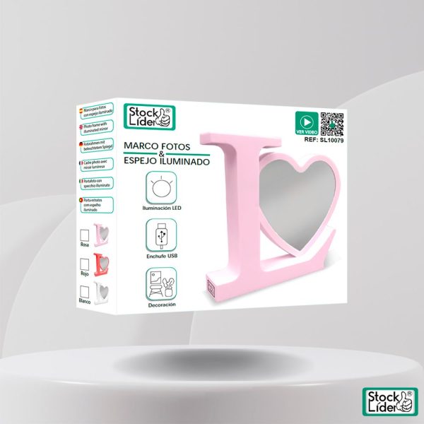 Marco fotos & Espejo iluminado