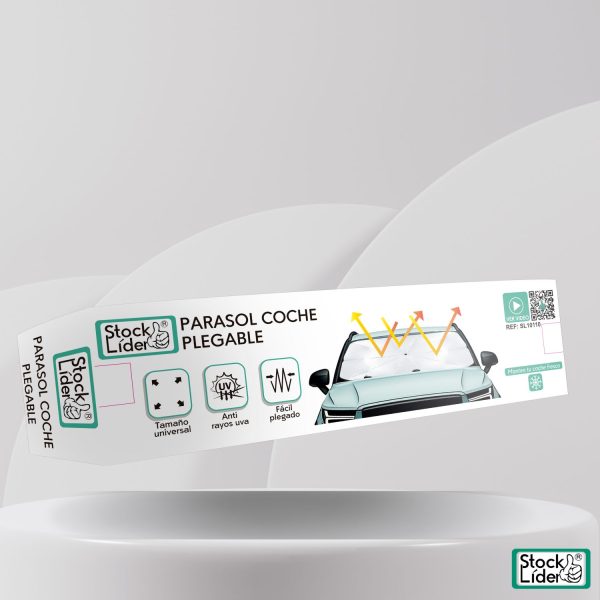 Parasol coche plegable