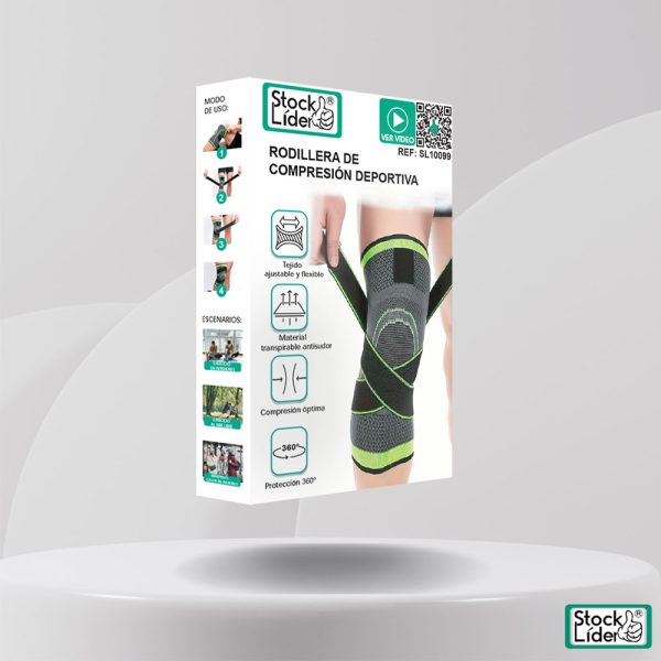 Rodillera de compresión deportiva | Pack 6 unidades