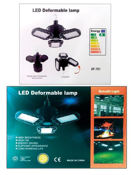 Lámpara LED solar plegable XF-701