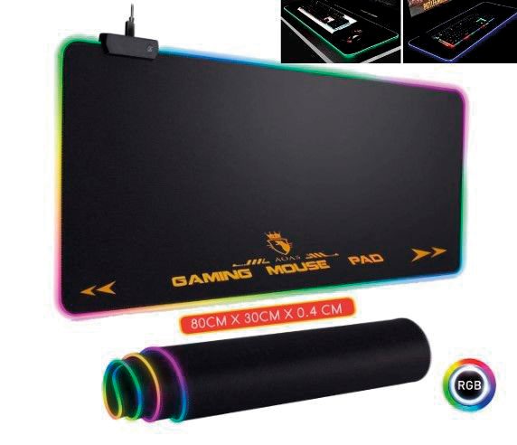 Alfombrilla gaming RGB 80x30x0.4