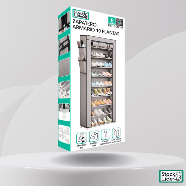 Zapatero armario 10 plantas